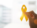 Il nastro giallo, simbolo del sarcoma di Ewing (ANSA)