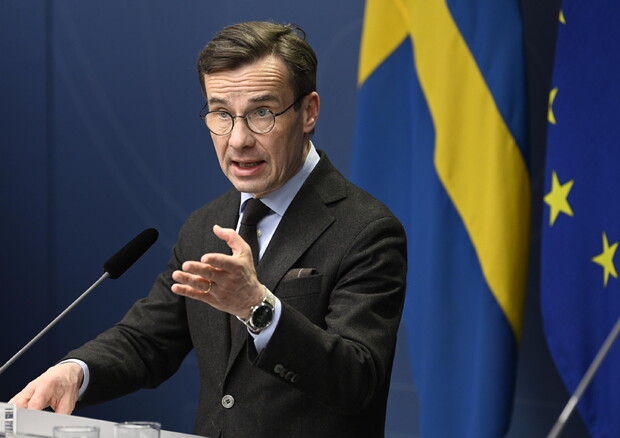 Premier svedese Kristersson: "situazione in Ucraina esistenziale per l'Ue" © EPA