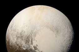 Svelata l’origine della misteriosa struttura a forma di cuore sulla superficie di Plutone (fonte: NASA/Johns Hopkins University Applied Physics Laboratory/Southwest Research Institute/Alex Parker)
