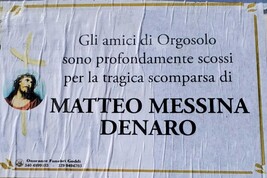 Un manifesto funebre per Matteo Messina Denaro