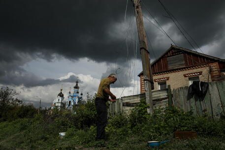 La distruzione della guerra in Ucraina © EPA