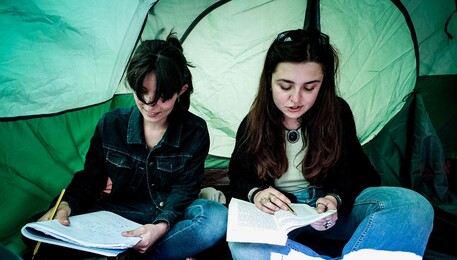 Studenti in tenda a rettorato Torino, 'continuiamo protesta' (ANSA)