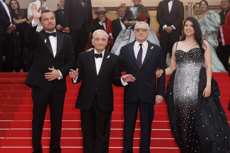 Leonardo DiCaprio, Martin Scorsese, Robert De Niro e Cara Jade Myers