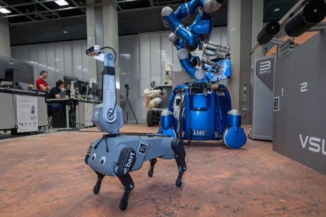 Bert, il primo robot dotato di quattro gambe ad essere guidato dallo spazio (fonte: DLR)