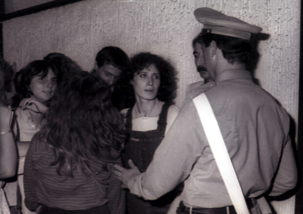 Donatella Colasanti, il 6 ottobre 1980 durante il processo per la strage del Circeo