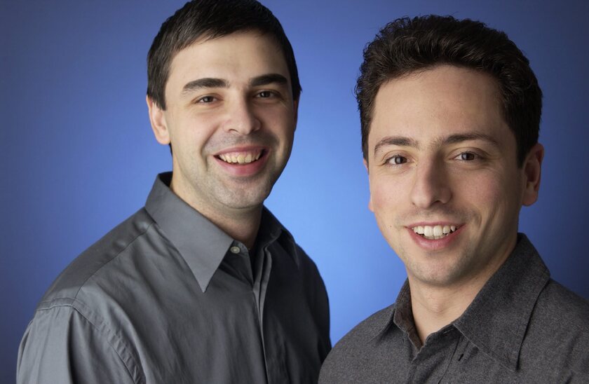 Da sinistra: Larry Page e Sergey Brin, i fondatori di Google - RIPRODUZIONE RISERVATA