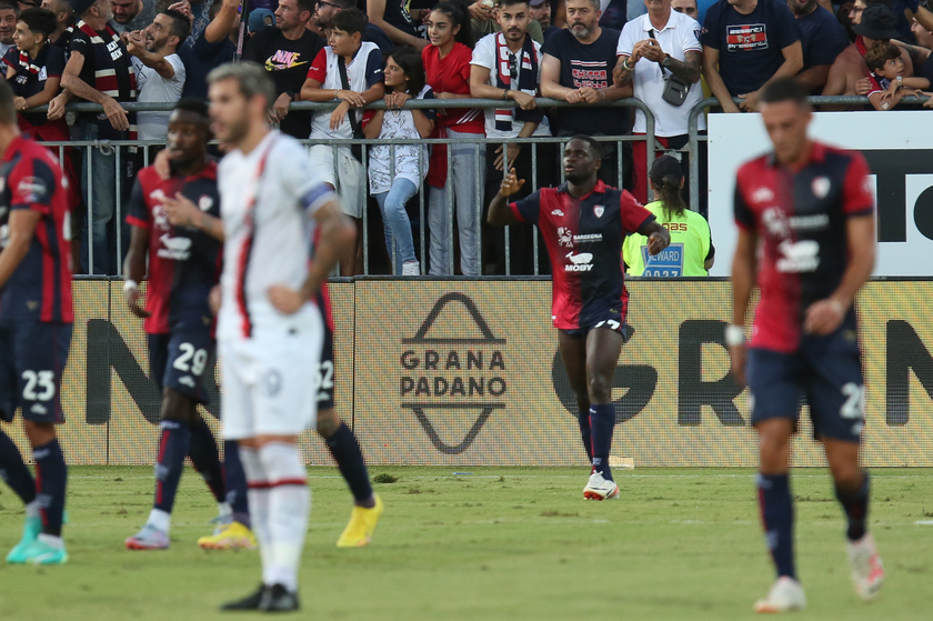 Serie A: Cagliari-Milan 1-3 - RIPRODUZIONE RISERVATA