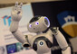 Il robottino Now prodotto dalla RoboMate Beahviours Labs al convegno al convegno 'Uomini e macchine intelligenti' nell'ambito del Festival Nazionale delle Università presso l'Università degli studi Link © Ansa