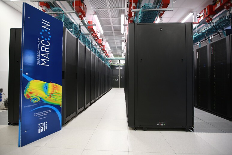 Il supercomputer Marconi (fonte: Cineca) - RIPRODUZIONE RISERVATA