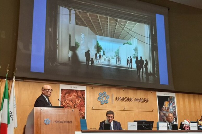 Il commissario Mario Vattani presenta il padiglione Italia a Osaka 2025 - RIPRODUZIONE RISERVATA