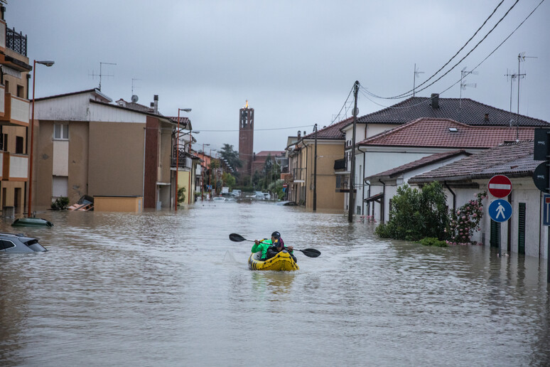 Alluvione a Cesena - RIPRODUZIONE RISERVATA