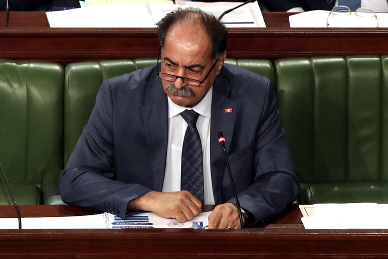 Il ministro dell 'Interno Kamel Feki tunisino © ANSA/EPA