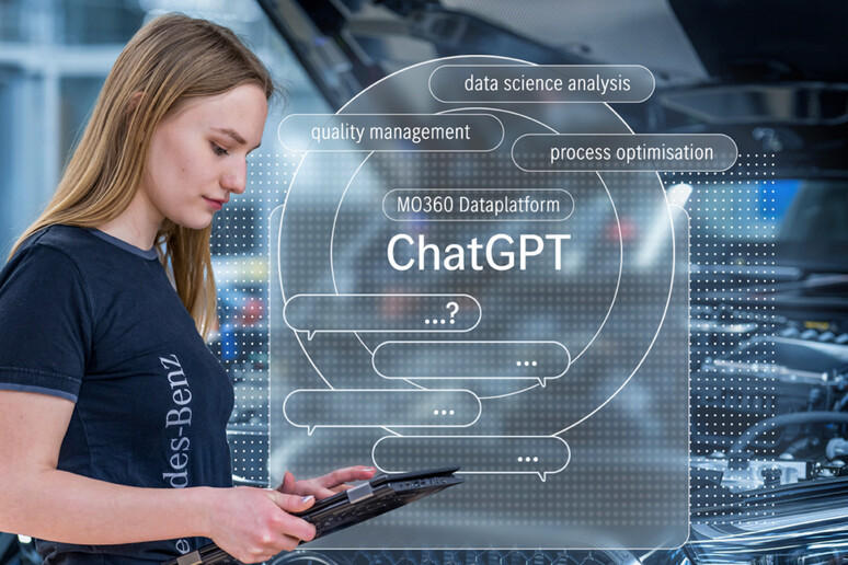 Intelligenza artificiale di ChatGPT ora aiuta Mercedes-Benz - RIPRODUZIONE RISERVATA