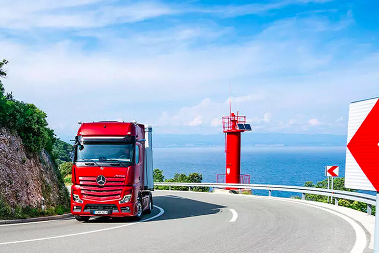 Ces 2024, camion più eco grazie a Bosch, Here, Daimler Truck © ANSA/Here