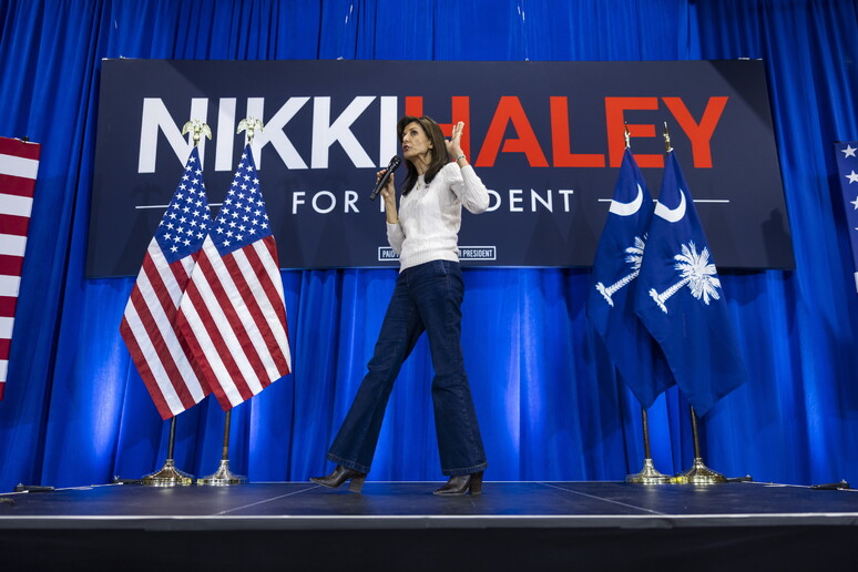 Usa, Nikki Haley durante la campagna per le primarie -     RIPRODUZIONE RISERVATA