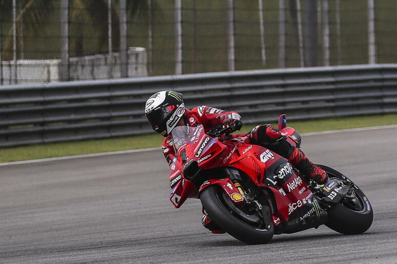 Francesco Bagnaia su Ducati © ANSA/EPA