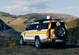 Una Land Rover Defender in servizio con la British Red Cross (ANSA)