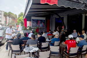 Fans in Morocco watch the FIFA Women's World Cup match France vs Morocco (ANSA)