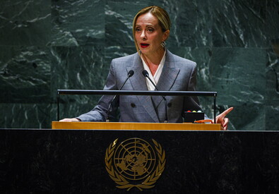 Meloni calls for global war on human traffickers at UN (ANSA)