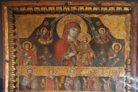 Una delle opere esposte al Museo Copto del Cairo