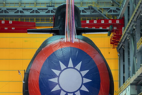 Taiwan launches first domestically-made submarine amid growing threats from China