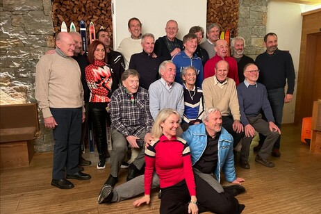A 50 anni dalla impresa di sci, Gustav Thoeni ha organizzato una reunion della Valanga Azzurra