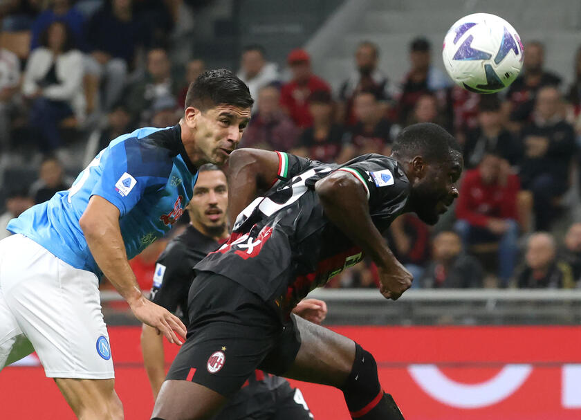 Il gol di Simeone al Milan - RIPRODUZIONE RISERVATA